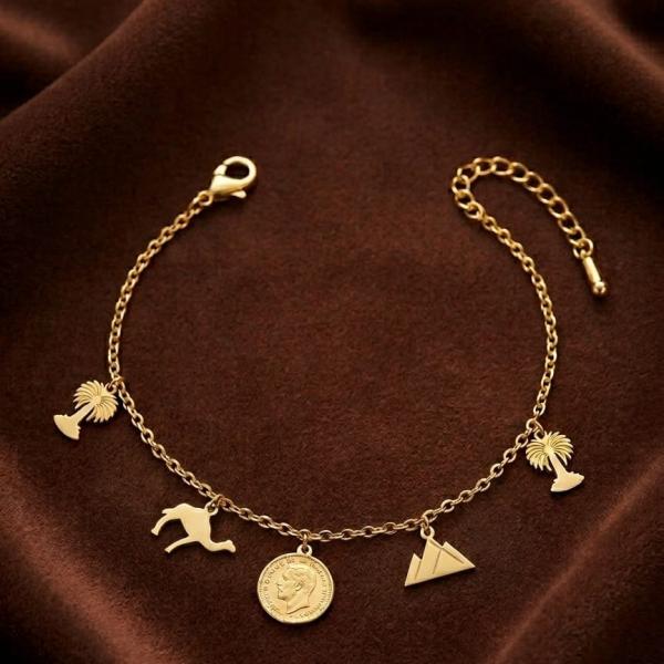Egyptian / Desert Theme Charm Bracelet