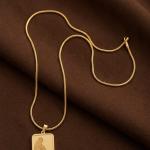 Falcon / Hawk Engraved Tag Necklace